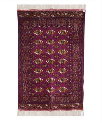 قالی ترکمن کد ru966