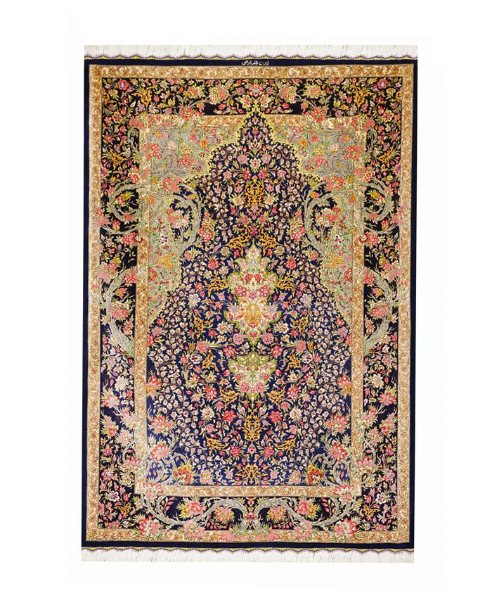 فرش قم کد ru252